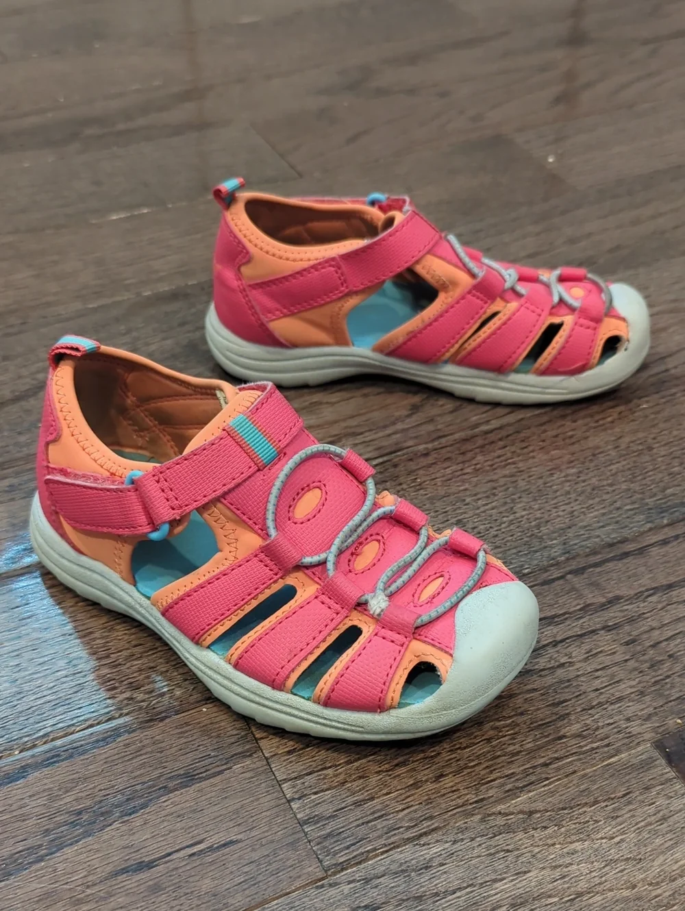 Bullfrog Water Sandals Pink Girls Size 11